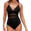TcIFE Costumi da Bagno da Donna Arruffato Scollo a V Controllo Push up Swimwear della Pancia Sexy Bikini Ruffles Swimsuit