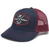 Surf Monkey DRESSED IN MUSIC PLAY WITH ME Cappello Trucker Surf Monkey® - Berretto da Uomo/Donna - Design a 5 Pannelli - Taglia Unica - Cappuccio Strutturato con Profilo Medio, Blu