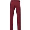 Allthemen Pantaloni da Abito da Uomo Elasticizzati Pants Lunghi Slim Fit Pantaloni Dritti per Il Lavoro Rosso 3XL