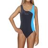 sesto senso Costume da Bagno Ragazza Sportivo Costume Intero Opaco Bimba Grafite e Turchese 134 BW690 Graphite Turquoise
