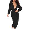 HAOLEI Tuta Intera Inverno Pigiama Adulto Cosplay Animale Onesies Morbido e Caldo Pigiama Invernale Pile con Cappuccio e Tasche Tuta Intera in Peluche Ideale Regalo per Costume Carnevale Halloween Natale