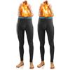 sesto senso Calzamaglia Lunga Uomo Cotone 2 Pack Biancheria Intima Pantaloni Termici Funzionali (M, Grafite)