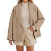 LKRSEEF Trench Corto Donna Trench Donna Primaverile Corto Giacca Nera Cappotto Cappottino Soprabito Da Spolverino Primavera Estate Giubbotto Impermeabile Elegante Giacconi Primaverili Blu Comodo Xxl Vento