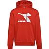 Diadora - Felpa Hoodie Big Logo per Uomo
