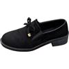 BIKETAFUWY Mocassino da donna confortevole in pelle scamosciata mocassini da donna, scarpe comode, chic, tacco, derbies, scarpine eleganti, scarpe da barca, mocassini e loafers, slip on scarpe sportive Ballerine