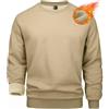 MAGCOMSEN Felpa da Uomo Classica Scollo Rotondo Foderata Invernale a Maniche Lunghe Pullover Sportivo da Corsa