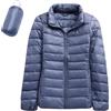 Generico Piumino Leggero Donna 100 Grammi Elegante, Piumini Abbigliamento Donna Corto e Tasche Giacconi Ripiegabile Caldo Cappotto Trapuntato Slim Giacche Invernali Donna Antivento Rimovibile e Tasche
