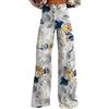 Laquieio Jeggings Jeans Donna Jeggins Slim Fashion Pantaloni Lunghi Stampati Pantaloni a Gamba Larga Leggins Bottoni Taglie Grandi Jeans Colombiani Jeans Push Up, blu, L