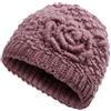 MAOZIm Cappelli da donna di mezza età e anziani, invernali spessi e caldi, cappelli invernali a maglia per madri, Polvere per cuoio., 7-7 5/8