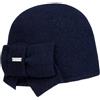 Seeberger Litika Cappello Lana Cotta Seeberger cappello follato Taglia unica - blu