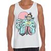 Low Frequency Clothing Big Trouble in Little China Vest Top - Fu Manchu, bianco, XXL