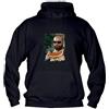 Vestin Felpa Uomo con Cappuccio Basic Top qualità Top vestibilità - Notte - Divertente Humor Made in Italy