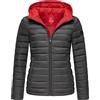 Marikoo Lucy Giacca Trapuntata Mezza Stagione da Donna Grigio Antracite S