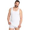 FINN Canottiera Intima a Compressione da Uomo Senza Cuciture - Modellante Shapewear - Forte Body Shapewear da Uomo, Bianco, M