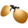 KISS CLIP-ON Occhiali da Sole - Lenti Accessorie Multiuso per Sicurezza & Sport - Si Agganciano agli Occhiali per Protezione UV & Antiriflesso - Ideali per Lavoro, Guida & Attività Outdoor
