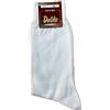 DUBLO PDA CALZA CORTA UOMO 100% COTONE LISCIA 6 PAIA (BIANCO, 11-11½)