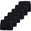 JACK & JONES - Mutande stile boxer da uomo, confezione da 6 pezzi, mutande elasticizzate, biancheria intima, in cotone, nero, rosso, verde, blu, grigio, S, M, L, XL, XXL, 3XL