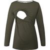 Smallshow Donna Top per Allattamento a Maniche Lunghe 3 Pack
