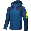 PADOLA Giacca Uomo con Cappuccio Due Colori con Tasche Resistente al Vento Leggera Casual Sportiva