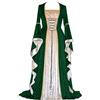 Generic Costume medievale da donna, costume tradizionale irlandese Malefica, costume medievale da donna, rinascimentale, vintage, gotico, vittoriano, costume da strega, cosplay, Halloween