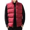 SimidunEUR Gilet Uomo Imbottito Invernale Giubbino Giubbotto Smanicato Giacca Senza Maniche Puffer Taglie Forti Oversize Cappotto Caldo Casual con Cerniera e Tasche Casual,Rosso,M