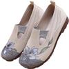 Generisch Ballerine da donna comode scarpe da barca ballerina da donna, eleganti scarpe piatte rotonde per il tempo libero, scarpe singole, leggere, classiche, mocassini in tessuto ballerina, grigio., 40 EU