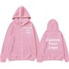 YUANOU Personalizzata Felpa con Cappuccio Uomo Donna Personalizzato Il Proprio Design Cerniera Giacca Cappotto Unisex Fai da Te Felpa con Cappuccio color5,S
