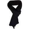 Love Cashmere Sciarpa Avvolgente da Donna in 100% Cashmere (Women's Cashmere Wrap Scarf) - Nero - Realizzato a mano ad in Scozia