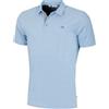 Calvin Klein Polo da Golf da Uomo in piqué Oxford Prep Campus - Cielo - M