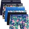 Jack & Jones S Boxer da uomo, confezione da 5 pezzi, in cotone, Confezione da 5 colori 01, S