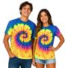 TICTEX Maglietta unisex Batik Hippie, 100% cotone, design unico, taglie S-5XL | Abbigliamento per festival, oltre 45 disegni tinti a mano, maglietta Batik, camicia hippie colorata, abbigliamento da donna e