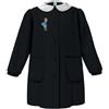 Siggi Group Grembiule Bambina Divisa Scuola Primaria Ricamo Fashion, Colore Nero, Chiusura a Bottone ad Asola