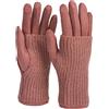 styleBREAKER Guanti da donna 3 in 1 per touchscreen con polsino in maglia rimovibile | Guanti invernali | 3 varianti d'uso | Morbidi, caldi ed elastici in molti colori, colore:Rosa antico vecchio