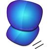 Saucer Lenti di ricambio premium e cuscinetti auricolari per occhiali da sole Oakley Pitchman R OO9439, Alta difesa - Blu Glacier Polarizzato, Taglia unica