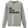 Fellow Friends - Neurology Sweater, Eat Sleep Neurology Sweatshirt Gift for Men & Women Medium Grey