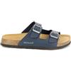GRÜNLAND Grunland BOBO CB3013 Blu Ciabatte Uomo Anatomiche Fasce BIRK Fibbie 45