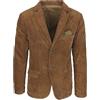 Evoga Giacca Uomo Sartoriale in Velluto Slim Fit Blazer Invernale Elegante Casual
