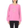 Liu Jo Felpa Leggera Girocollo da Donna con Logo, TA5168 (IT, Testo, M, Regular, Regular, Candy Pop)