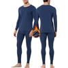 Casey Kevin Intimo Termico Uomo Set di Maglietta e Pantaloni Termica Uomo Cotone Maniche Lunghe Intima Termico