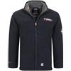 Geographical Norway - Giacca in pile Ureka da uomo, con calda fodera in pelliccia