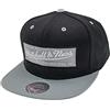 Mitchell & Ness Box 2 Tone Logo - Cappellino Snapback con Visiera Piatta, Red-Black