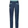 Ortovox - Pelmo, Pantaloni Donna Alpinismo - M, Deep Ocean