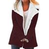 Cocila Cappotto Chesterfield Vino Donna Corto [NA] Invernale
