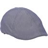 Riki Browns Coppola Uomo Estiva in Cotone Leggero - Berretto Stile Inglese a 6 Spicchi con Visiera Corta ed Elastico - Taglie 56, 58, 60 - Colore Blu