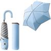 erised's bifrost Ombrello Pieghevole da Viaggio Compatto a Forma di Petalo con Manico a Gancio in Pelle PU/6 Stecche/Parasole Portatile/Leggero/Anti UV/Pioggia Sole/Zaino/Rivestimento in Teflon/Donne Bambini