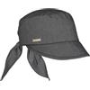 Seeberger Cappellino da Donna Cotton Chambray Berretto Piatto Visiera Taglia Unica - Antracite