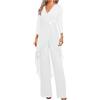 Botong Madre della Sposa Pantaloni Suit Set 2 PC Chiffon & Pizzo Abito Ospite di Nozze ith Strass 3/4 Maniche