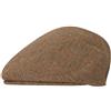 WALKER AND HAWKES - Cappello Piatto Derby Tweed Cambridge - Tweed Marrone - 3XL (62cm)