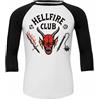 Heroes Inc. Heroes Inc M328 - Mens Long Sleeves, T-Shirt Uomo, White,