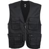 Generico James Ross Collections-Gilet da Uomo SUDAN in Poliestere Cotone Multitasche e Chiusura a Mezza Zip NO FODERATO